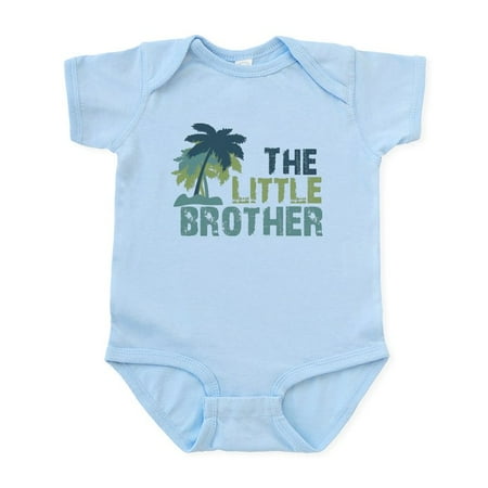 

CafePress - Little Brother Palm Tree Infant Bodysuit - Baby Light Bodysuit Size Newborn - 24 Months