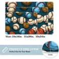 thumbnail image 2 of Baseball Non-Slip Polyester Floor Rug Mat, Machine Washable Floor Mats, 2 of 6