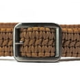 thumbnail image 3 of 52 inch UNIVERSAL FIT ASR Outdoor Milspec 550 Paracord Belt Stainless Steel Buckle Brown, 3 of 10