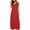Red, variant on Efsteb Womens Dresses Crew Neck Long Tank Dress Fashion Casual Sundresses Solid Color Comfy Sleeveless Summer Dresses (Pink,S)