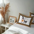 thumbnail image 4 of Outdoor Waterproof Pillow Covers Happy Halloween Gnome Cat Decorative Throw Pillow Protectors,Pumpkin Candy Bat Pillowcase Cushion Cases for Patio Sofa Garden Couch,20x12in,Pack of 2, 4 of 9