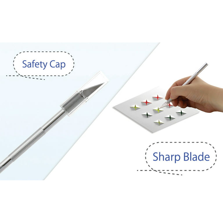 12Pcs Craft Cutting Tool Paper Pen Cutter Knife Creative