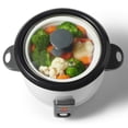 thumbnail image 6 of Starfrit 3-Cups Uncooked/6-Cups Cooked 300-Watt Electric Rice Cooker with Ceramic Coating, White, 024734-001-0000, 6 of 10