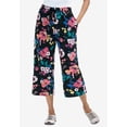 thumbnail image 6 of Woman Within Plus Size Sport-Knit Pull-On Capri Pants, 6 of 6