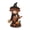 C, variant on Pumpkin Highland Cow Figurine for Halloween Decorations, Magic Witch Broom Resin Statue, Spooky Festive Home Room Desktop Tabletop Centerpiece Decor，C