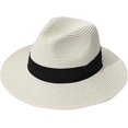 thumbnail image 1 of Sombrero de paja panamá CHAO para hombre y mujer anti-UV, 1 of 4