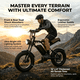 thumbnail image 4 of 6MSKS Electric Bike Bicicletas Eléctricas Ebike 1000W High Speed Brushless Motor 48V Battery 16+ Mountain Bike 16 inch Wide Tire 50km Travel UL2849, 4 of 6