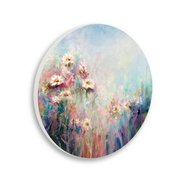 Stupell Industries Modern Vivid Flower Meadow Painting Unframed Art Print Wall Art, Design by Karen Hale