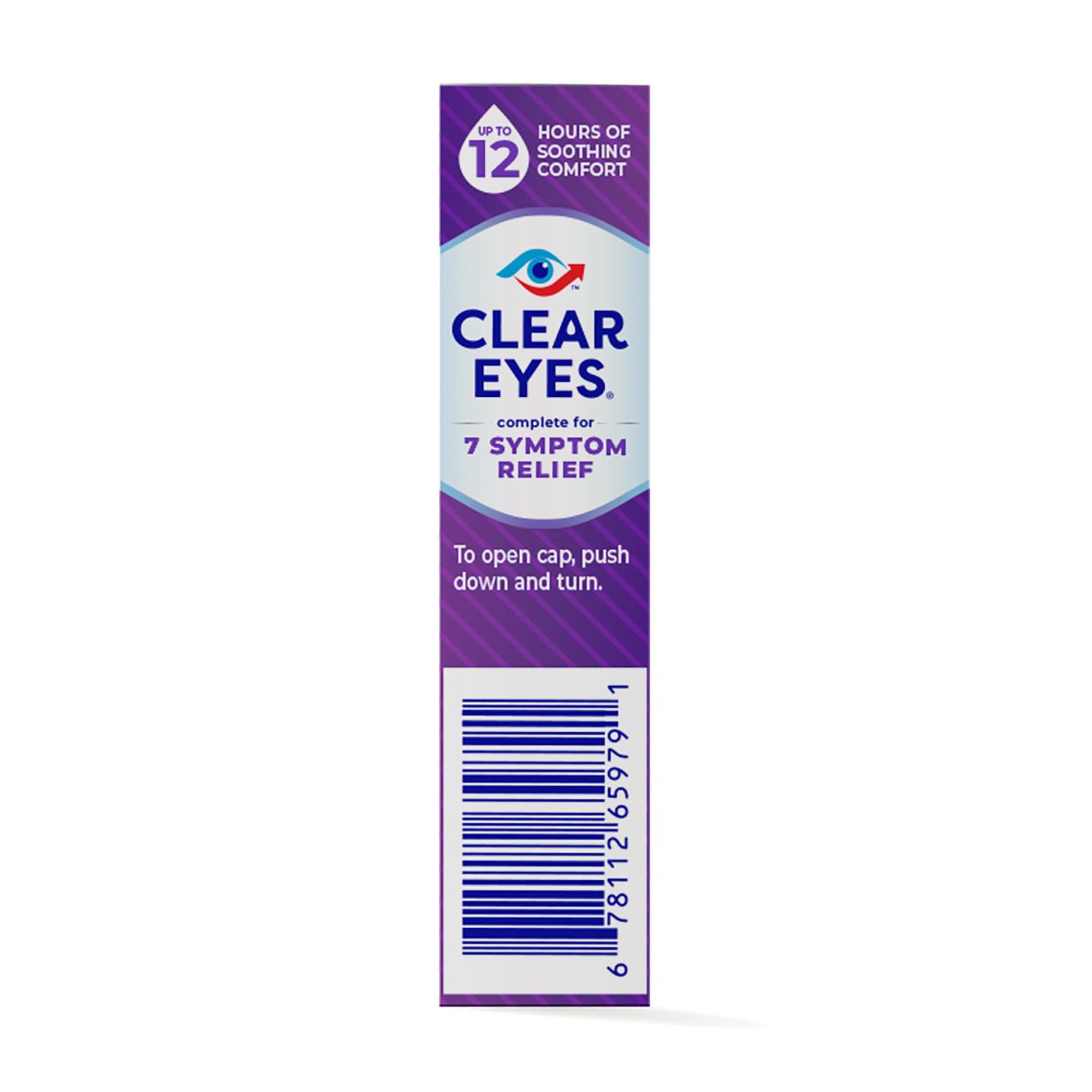 Clear Eyes 7 Symptom Relief Lubricant Eye Drops, 0.5 fl oz 