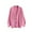 Pink, variant on Cardigan Sweaters for Women Casual Solid Color Open Front Button V Neck Fall Coat,Black,L