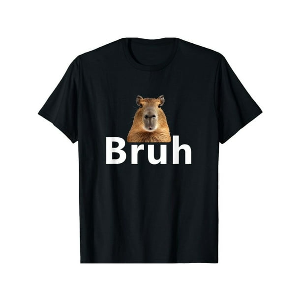 NUEVA camiseta de animales divertidos de Capybara Bruh (edición limitada)