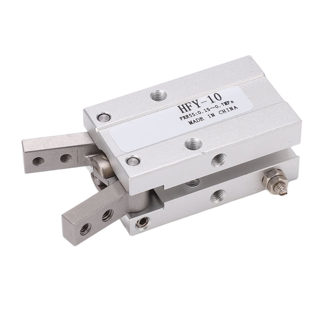 Cylindre de Doigt Mécanique Pneumatique en Alliage d'Aluminium - Résistant à l'Usure, Stable et Durable avec Joint à Ressort, 0.15-0.7MPa Plage de Pression, -20-70°C Température de Travail, Longueur Max de Maintien 30mm, Auto-Lubrifiant