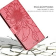 thumbnail image 3 of Sunflower Engraved Wallet Style Flip Case For Iphone 13 Mini Multi-functionality Elegance Full Protection Cover, 3 of 5