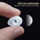 thumbnail image 5 of Tips de Gel Suave Tapones para Oídos Tapones para Oídos Más en Auriculares para Oídos, 3 S / M / L 10 / 12 / 14Mm Negro Y Blanco Tapones para Oídos, 5 of 5