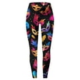 thumbnail image 3 of MHFRRA Compression Leggings pour Femmes Imprimé Carnaval Taille Haute Leggings de Yoga TTG, 3 of 3