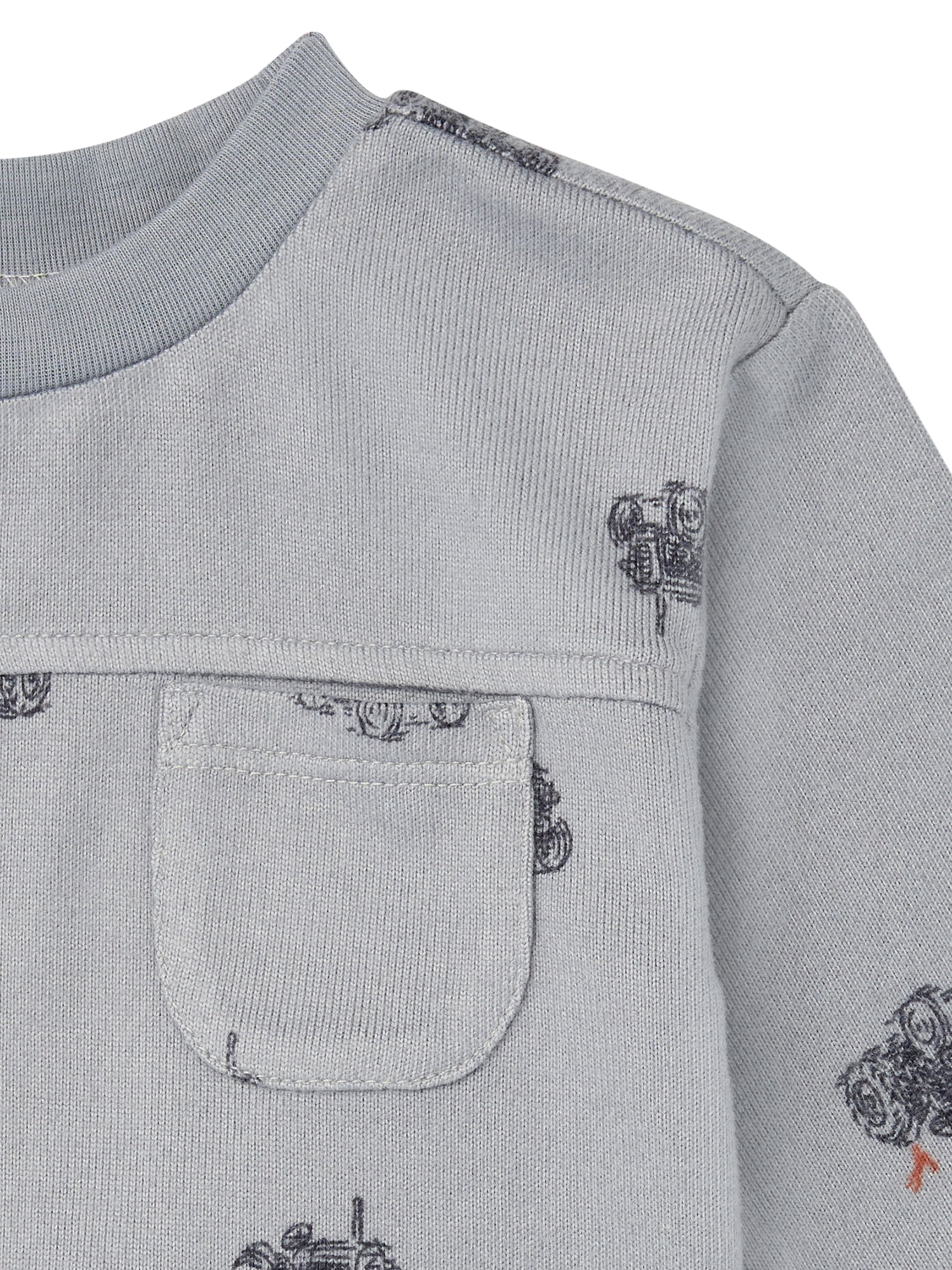 Modern Moments by Gerber Baby Boy Hacci Top and Jogger Outfit Set, Sizes 0/3 Months - 24 Months