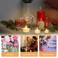thumbnail image 3 of OULII 3Pcs Led Pillar Candles Sphere Ball Modern Minimalist For Couples, 3 of 8