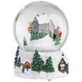 thumbnail image 6 of Northlight Musical and Animated Santa and Reindeer Rotating Christmas Water Globe - 6.75", 6 of 8