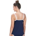 thumbnail image 3 of Freya Womens In The Navy Deco Underwire Moulded Tankini Top, 36C, Marine, 3 of 3