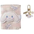 thumbnail image 1 of Monedero pequeño con diseño de perro kawaii para niñas y mujeres, organizador de tarjetas y monedas, color beige, 2 unidades, 1 of 5