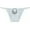 White, variant on Men's Nylon Micro Bikini Briefs Breathable Checkered Spandex Underwear with Pouch Sensual Lingerie Tangas Light Blue M
