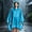 #0065-Blue, variant on Outdoor Gear for Women Hooded Loose Fit Outdoor Travel Waterproof Windproof Lightweight Rain Ponchos for Women