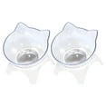 thumbnail image 2 of 4.1*7.9 Inch Tilted Raised Posture Cat Food Bowl Neck Protection Anti Vomiting 15 Degree Elevated Slanted Stand Pet Bowls for Cats and Small Dogs, 2 of 8