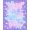 Purple Multi, Pattern 6, variant on ODIKA Pink Mermaid Kawaii Galaxy Tie Dye Shaped Floormat Stain Resistant Low Profile for Dorm Room, Small Living Apartment