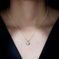 thumbnail image 6 of Rosec Jewels Lab Grown Diamond Pendant for Women (EF-VS Grade, with Chain) - Minimalist Necklace for Anniversary, 18K Yellow Gold, 6 of 8