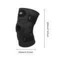 thumbnail image 5 of Hinged Knee Brace with Side Stabilizers Sports Knee Protector for Knee Pain (L), 5 of 10