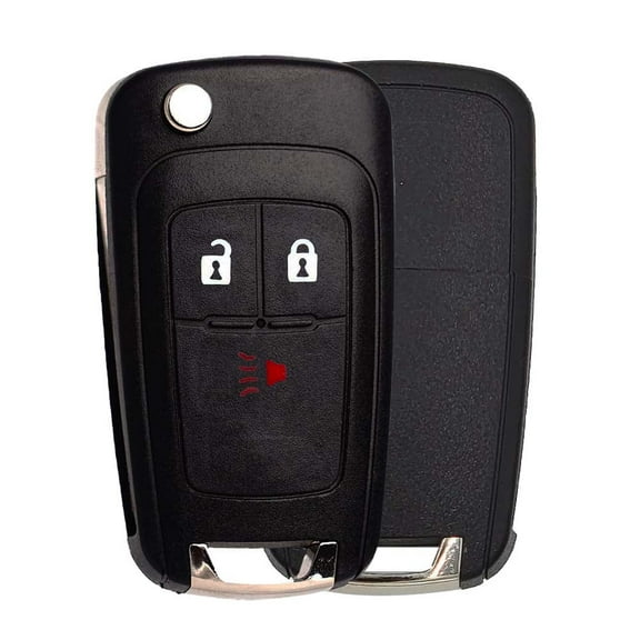 AKS KEYS Replacement for Chevrolet Spark Flip Key Fob 3 Buttons That Uses FCC A2GM3AFUS03 Chip ID 46 PN 95233524