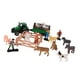 thumbnail image 1 of Figuras de animales de granja, modelos de figuras, juguetes educativos, textura detallada, decoración, colección de , juguete para niños. 20 piezas, 1 of 9