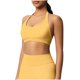 thumbnail image 2 of Sujetadores Deportivos para Mujeres Soporte Alto Busto Grande de Color Sólido Sujetador de Punto sin Costuras de Yoga, Cuello Colgante Diseño de Espalda para el Gimnasio, 2 of 9