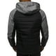 thumbnail image 3 of Dolkfu Sudadera con capucha para hombres de color combinado, chaqueta deportiva con cremallera completa, chaqueta ligera y de combinación para hombres. L, 3 of 3