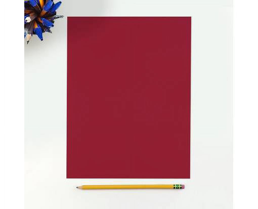 LUXPaper 8.5 x 11 Cardstock, 100 lb. Garnet Red, 500/Pack