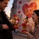 thumbnail image 3 of 2 figuras de vaca de las Tierras Altas para San Valentín, estatua de vaca escocesa con rosas y corazón, decoración romántica de mesa de granja para aniversario de boda, regalo para pareja., 3 of 8