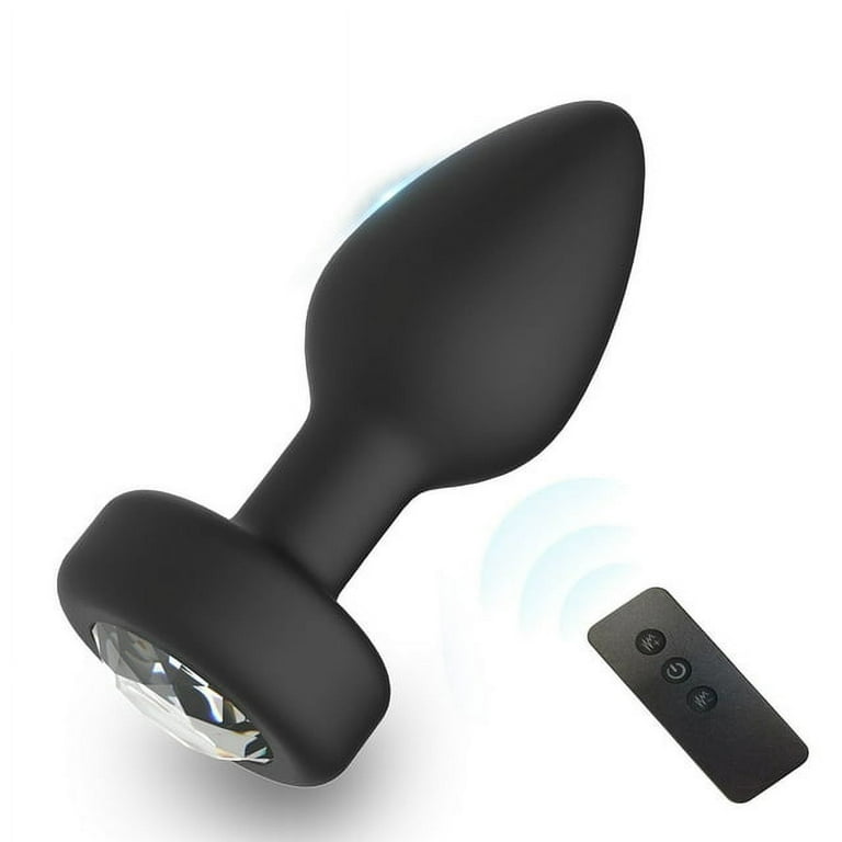 Birdsexy Anal Plug Vibrator, Silicone Rechargeable Vibrating Anal Plug with  Remote Control, 10 Vibration Modes Vibrator for Men, Women and Couples, M