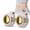 Beige*2, variant on 360° Rotatable Portable Mini Clip-on Fan,Little Whirlwind Clip Waist Neck Fan, 3-Speed Suspended Whirlwind Fans, Draagbare mini-ventilator met klem
