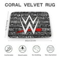 thumbnail image 3 of WWE WWE Bathroom Rugs, Extra Soft And Absorbent Bath Mat, Non-Slip, Machine Washable, Quick Dry Shaggy Bath Carpet for Bathroom Floor, Tub, Shower, 3 of 8