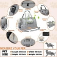 thumbnail image 2 of RUseeN Pet Carrier Bag Airline Approved for Cats and Dogs Cats Puppies up to 20 Lbs, Soft Sided, Collapsible Travel Puppy Carrier - Pink, 2 of 7