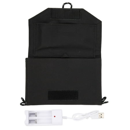 

USB Solar Panel Solar Charger Portable Design For Woman Outdoor Sports Camping Man Black