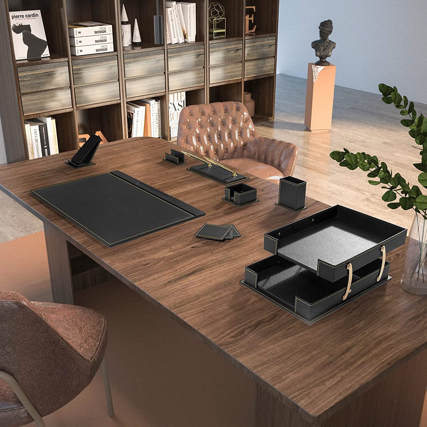 Black Desk Organizers, Black