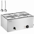 thumbnail image 1 of VEVOR Commercial Electric Food Warmer 4-Pan Countertop Buffet 15.9QT Bain Marie, 1 of 9