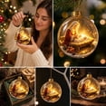 thumbnail image 6 of Lighted Christmas Ball Ornaments Battery Operated LED Glowing Xmas Tree Baubles For Holiday Window Ceiling Decor, 6 of 8