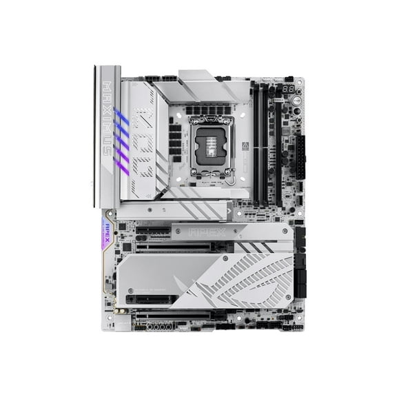 ASUS ROG MAXIMUS Z890 APEX - Motherboard - ATX - LGA1851 Socket - Z890 Chipset - USB4, USB-C 3.2 Gen 2x2, USB-C 3.2 Gen2, USB 3.2 Gen 1 - 5 Gigabit Ethernet, Wi-Fi 7, Bluetooth - onboard graphics (CPU required) - HD Audio (8-channel)