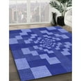 thumbnail image 2 of Ahgly Company Indoor Square Patterned Sky Blue Dress Blue Area Rugs, 5' Square, 2 of 6