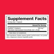 العوامل الطبيعية CranRich ، Super Strength 36: 1 Cranberry Concentrate ، 500 mg ، حبوب التوت البري الكاملة الخالية من السكر لصحة المسالك البولية ، 90 كبسولة