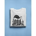 thumbnail image 3 of Atlanta City A Fruit Outline Sweatshirt Women -Image by Shutterstock, Female Medium, 3 of 4