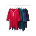thumbnail image 3 of Catherines Women's Plus Size Metallic Dot Sharkbite Top, 3 of 3