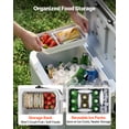 thumbnail image 4 of VEVOR Hard Cooler, 17QT Portable Cooler, Leak-Resistant Coolbox Keeps Contents Cool for 48 Hours, Insulated Chests with Ice Retention and Heavy-Duty Handle, Ultra-Light for Camping, Concerts, Sports, 4 of 9